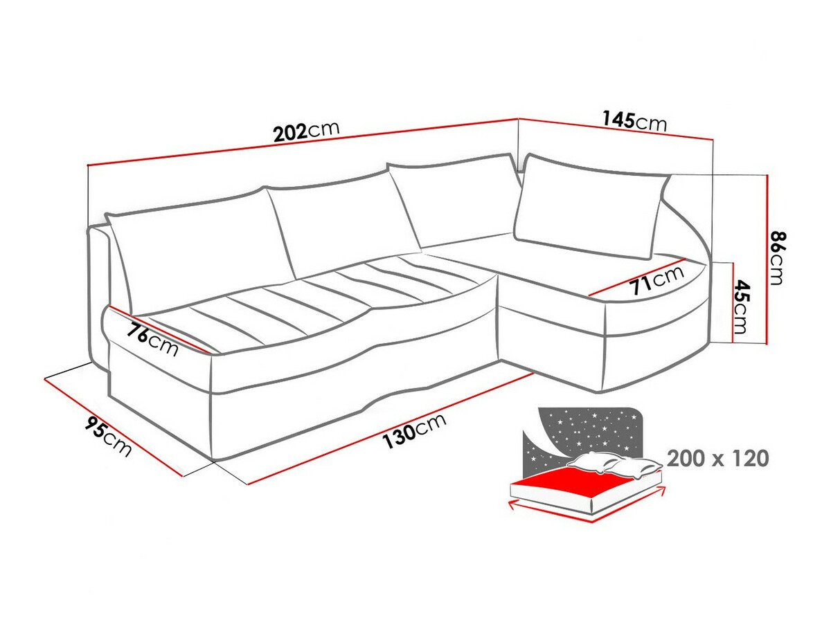 Colțar Providence 112 (Alcala 22 + Moale 20 + Amber 070)