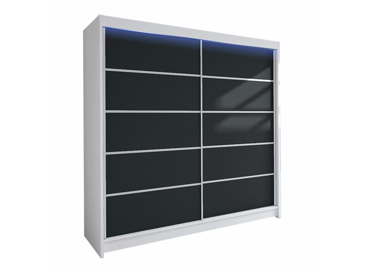 Dulap Closico Cavaris IV (Alb + Negru)