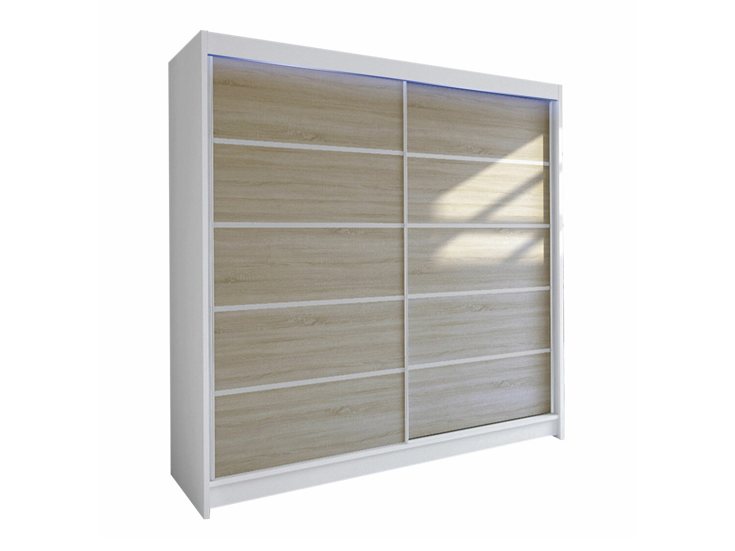 Dulap Closico Cavaris IV (Alb + Stejar Sonoma)