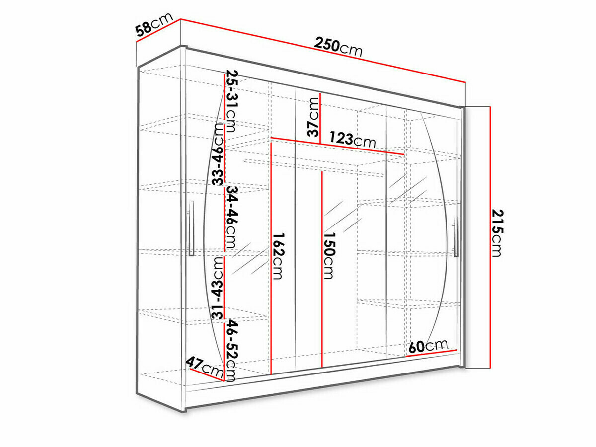 Dulap Closico Ordo V (Alb)