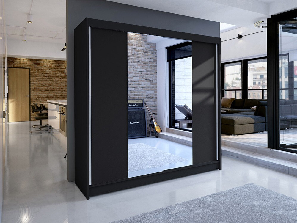 Dulap Closico Cavaris II (Negru)