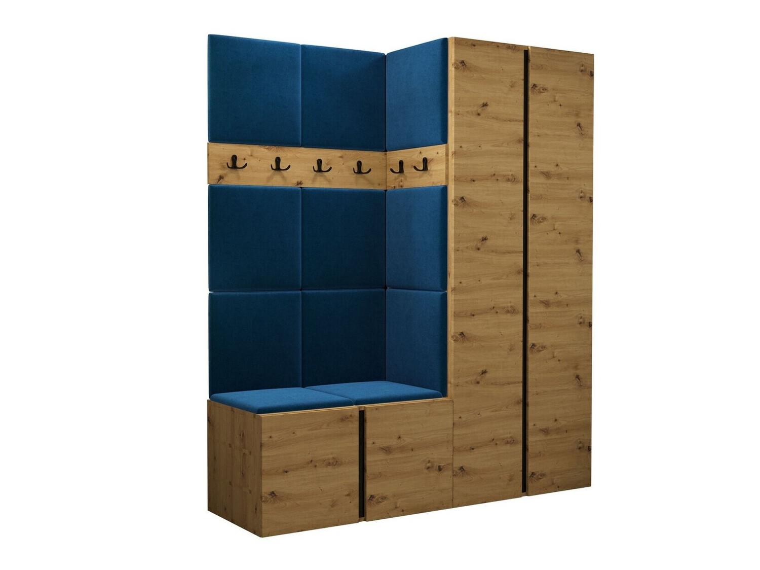 Set de hol Pinis III (Stejar artizan)