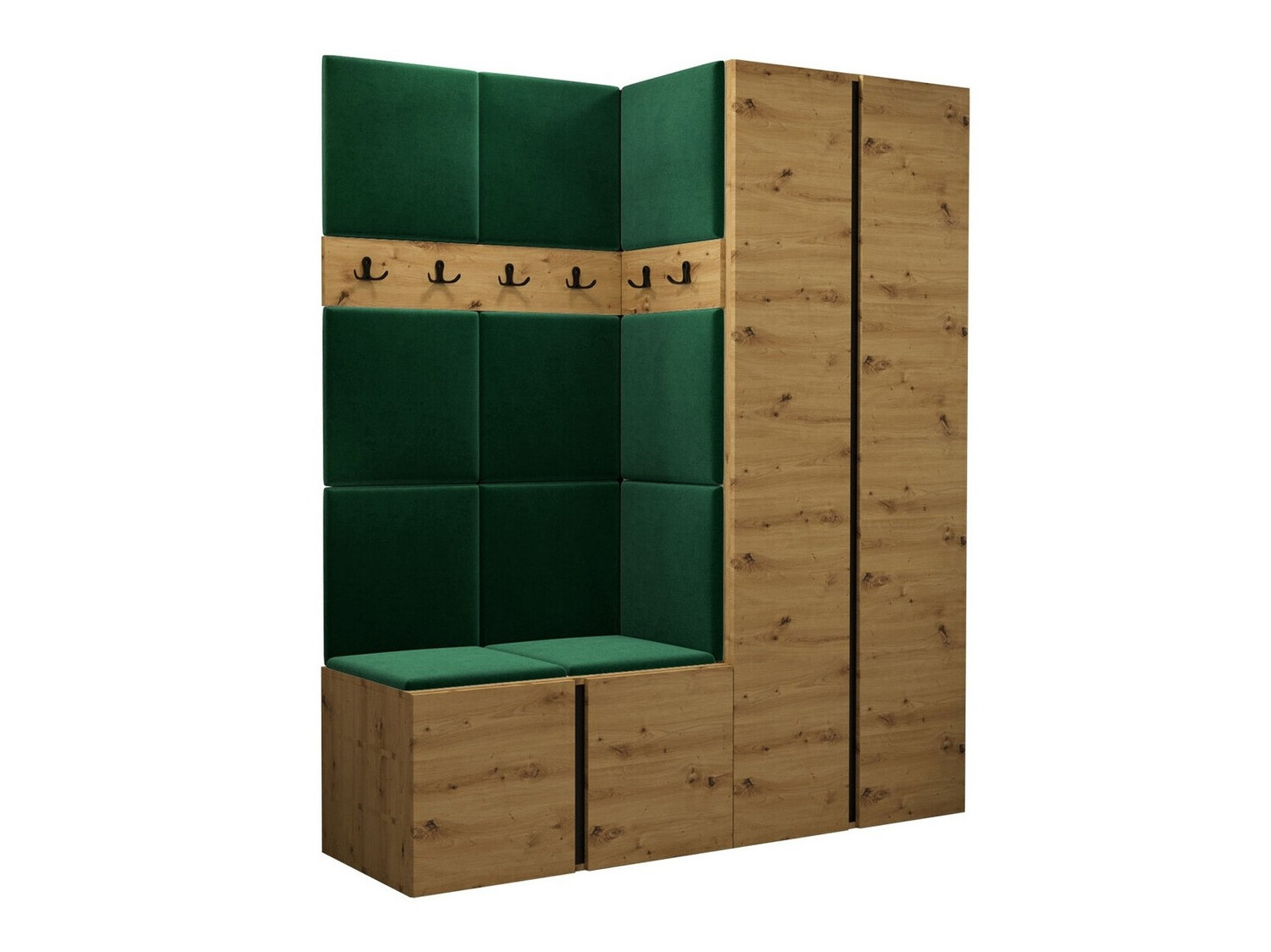 Set de hol Pinis III (Stejar artizan)