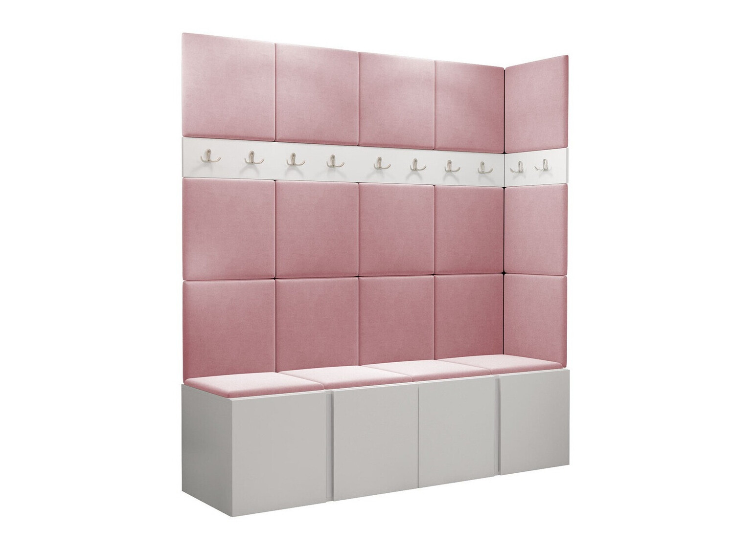 Set de hol Pinis II (Alb)