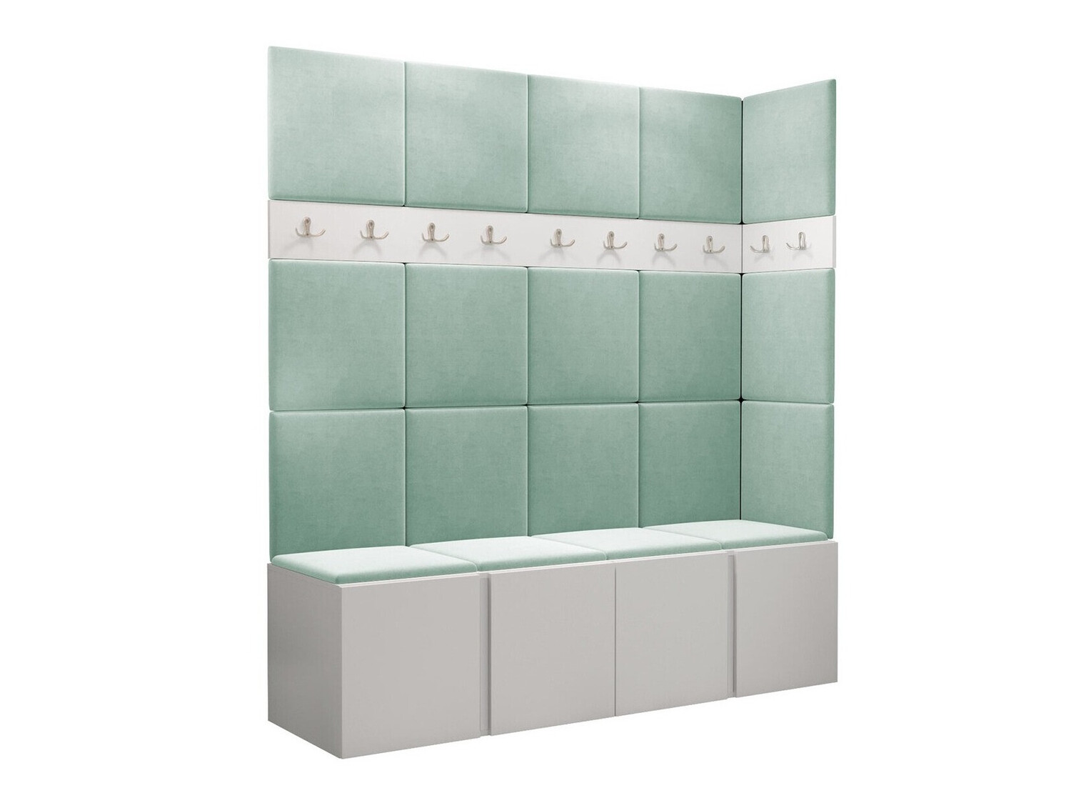 Set de hol Pinis II (Alb)