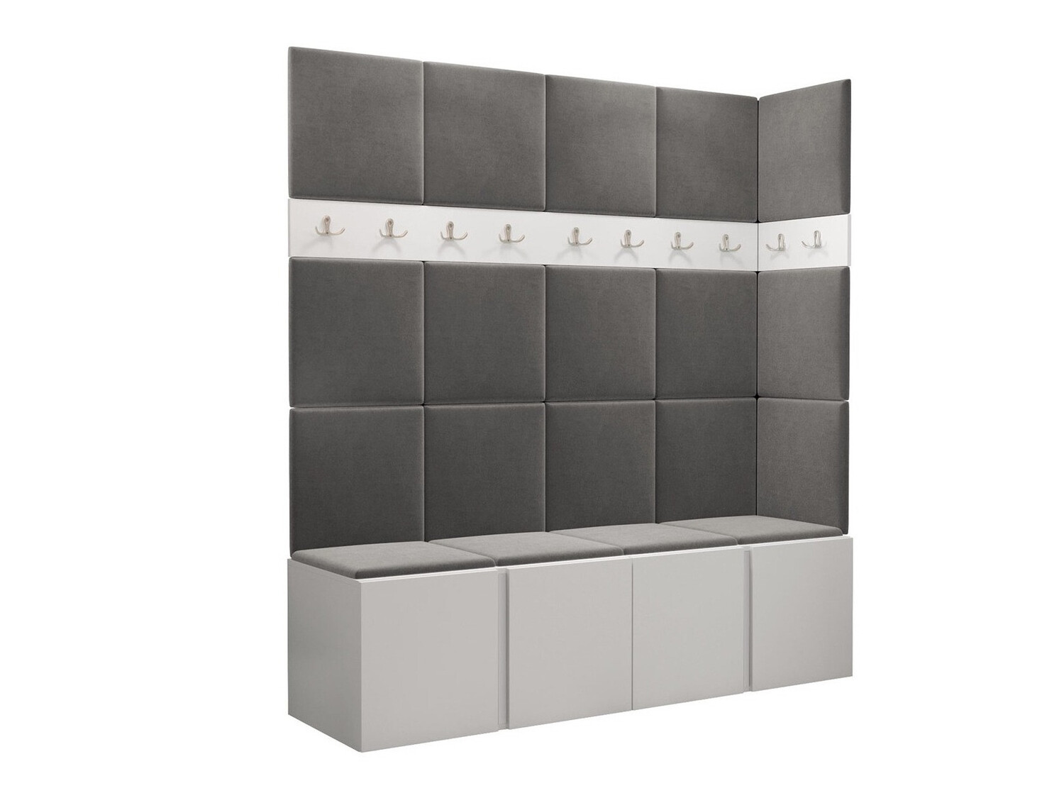 Set de hol Pinis II (Alb)