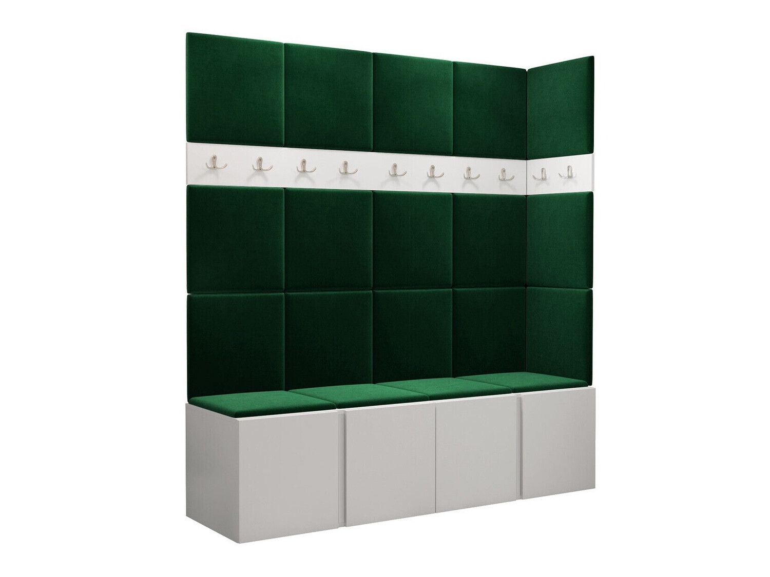 Set de hol Pinis II (Alb)