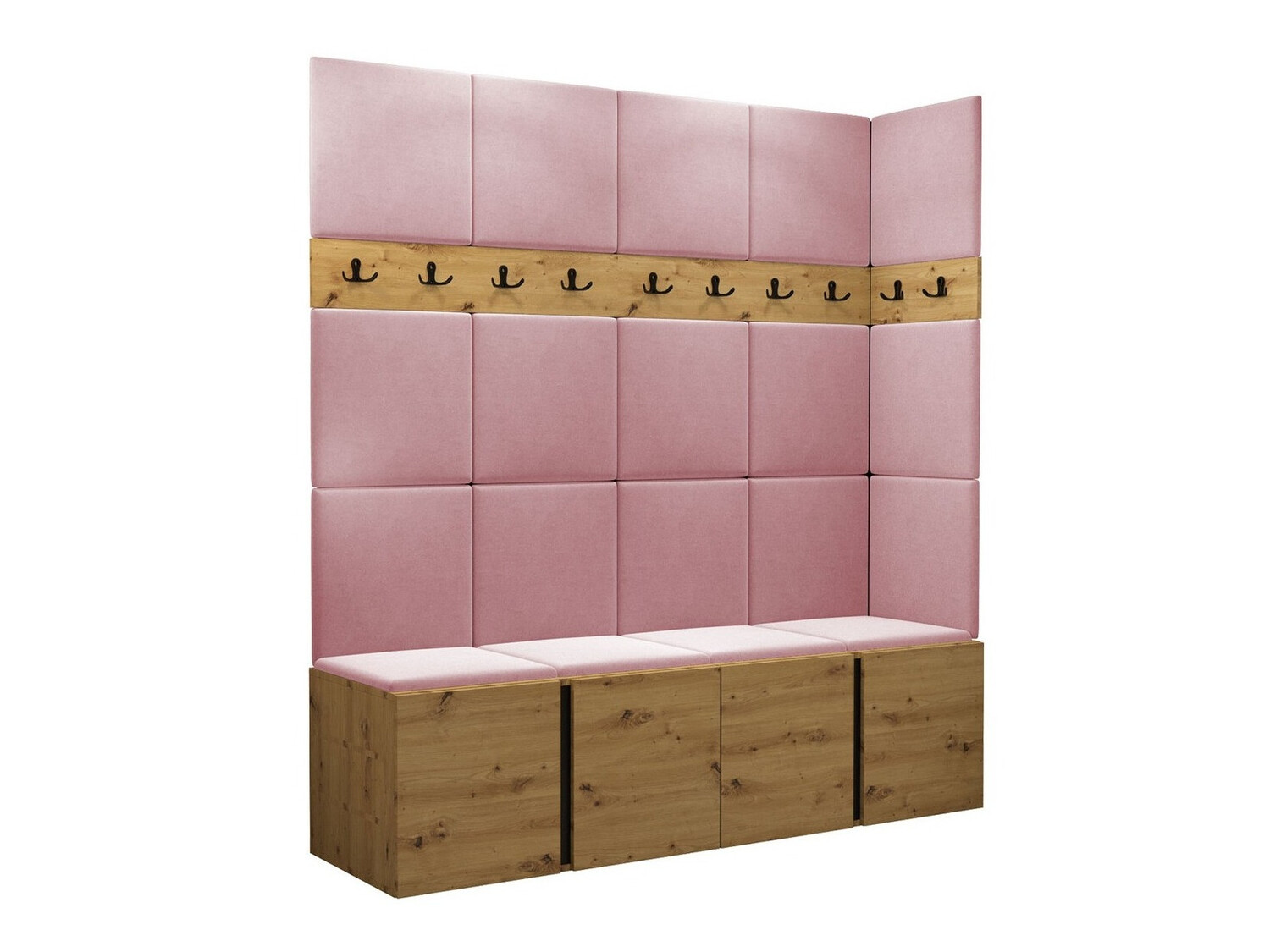 Set de hol Pinis II (Stejar artizan)