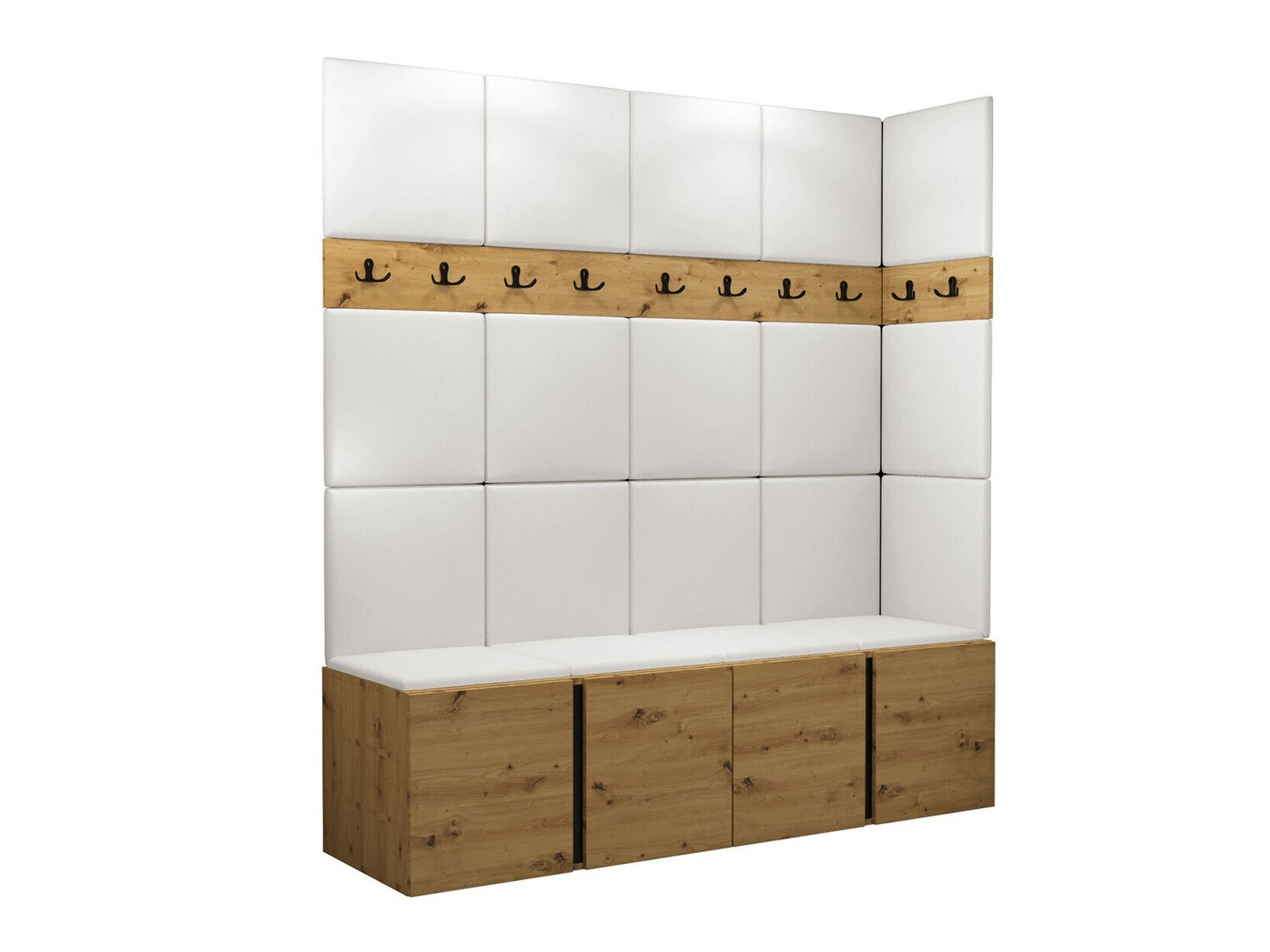 Set de hol Pinis II (Stejar artizan)