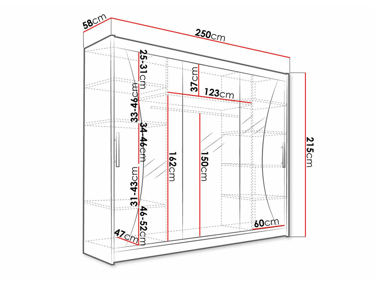 Dulap Closico Ordo IV (Alb)