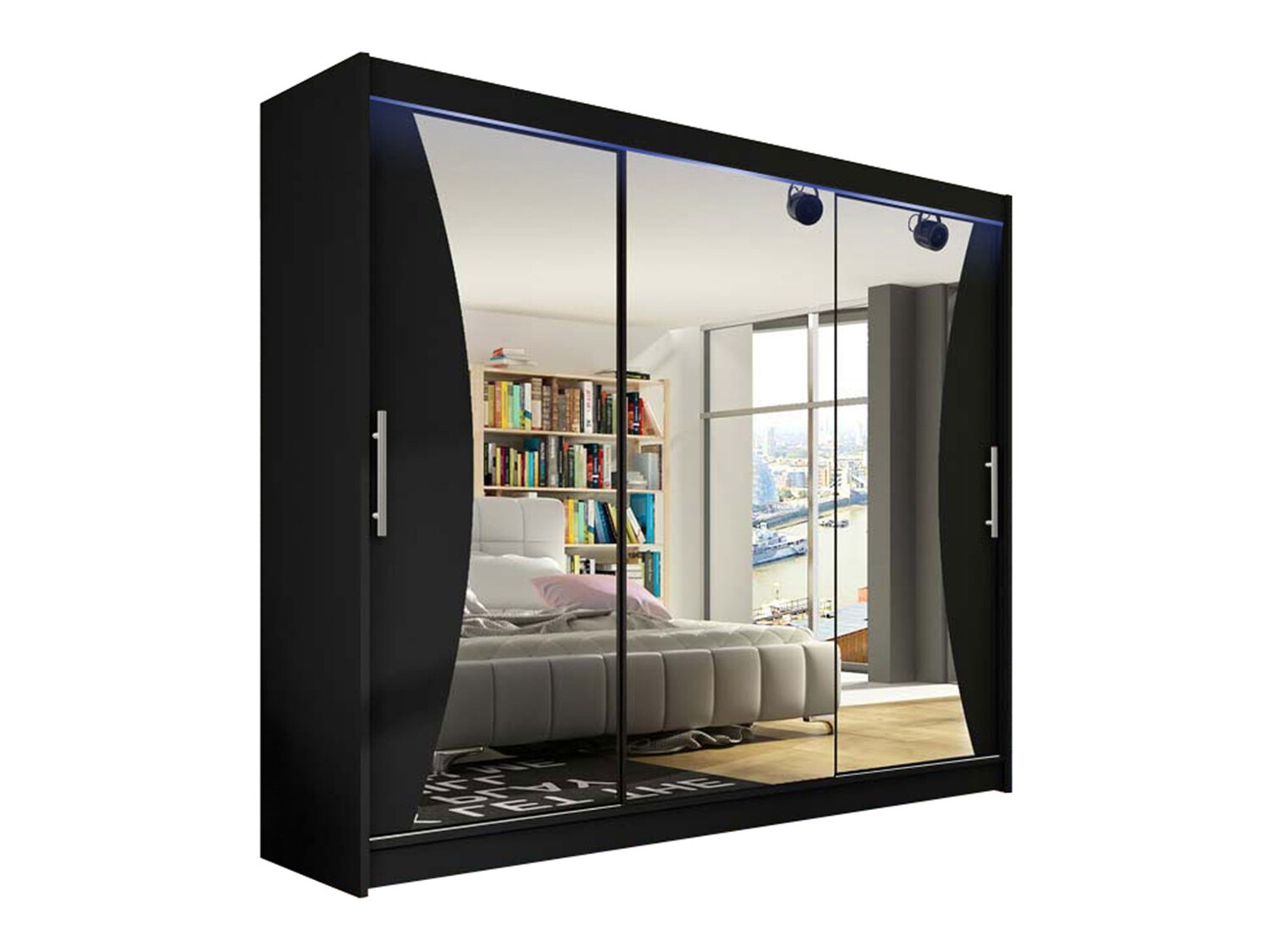 Dulap Closico Ordo IV (Negru)