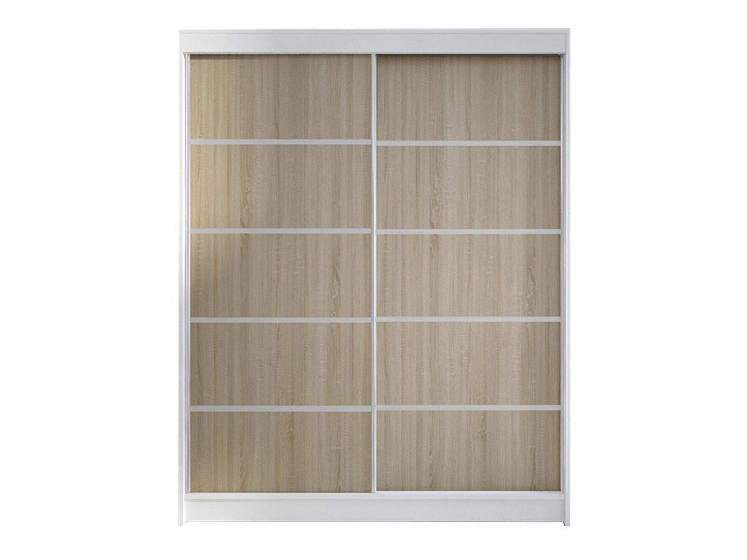 Dulap Closico 145 (Alb + Stejar Sonoma)