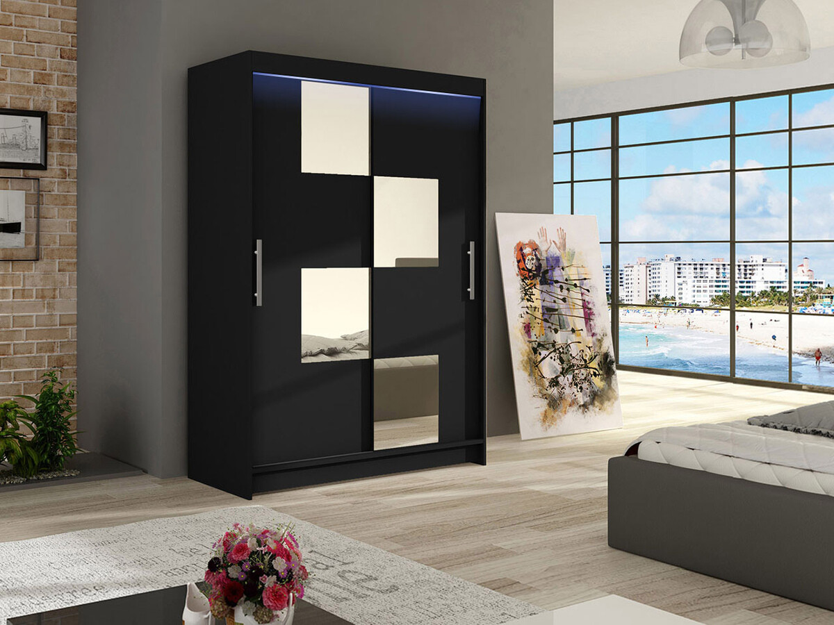 Dulap Closico Pacron III (Negru)
