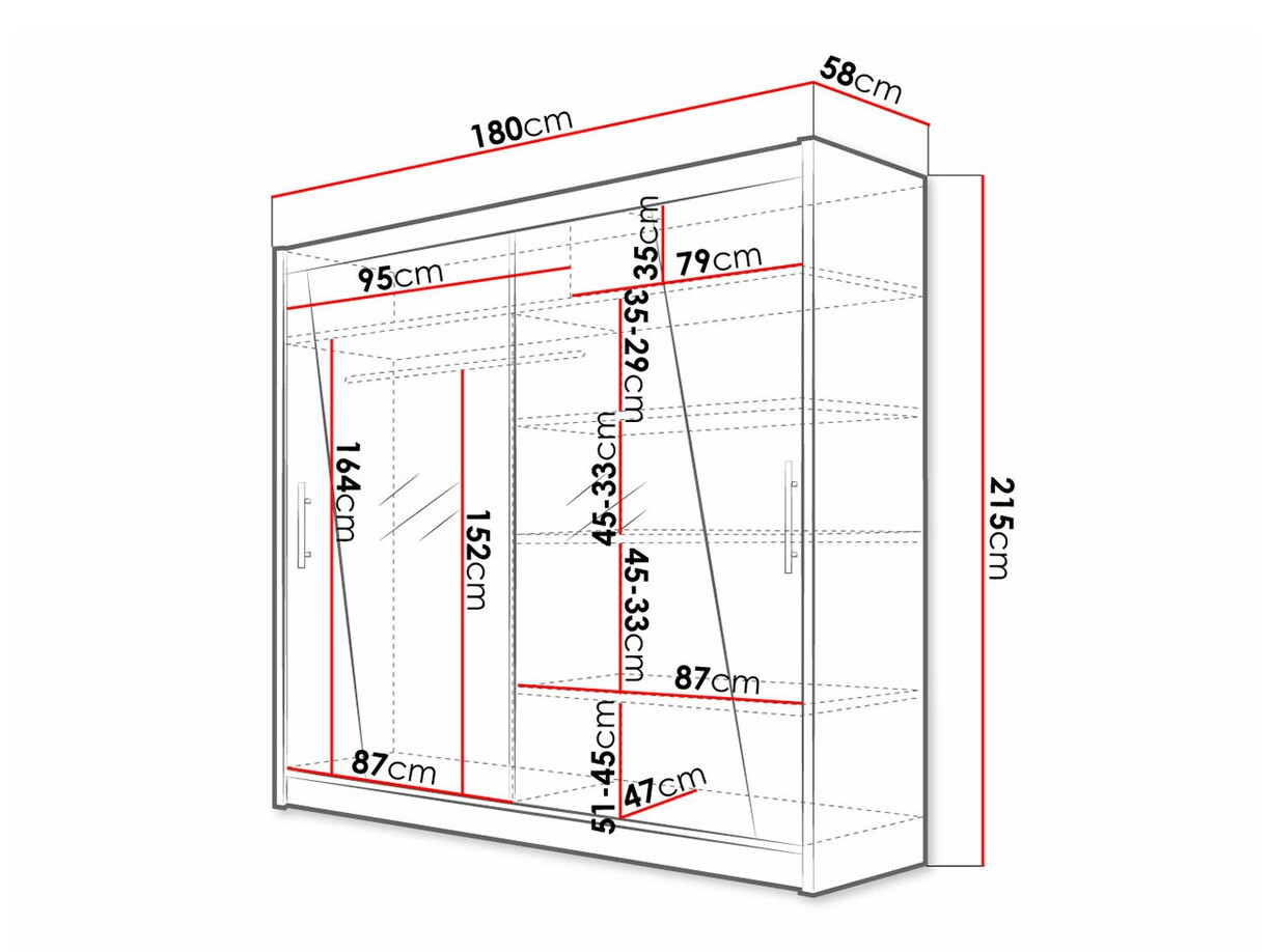 Dulap Closico Pallor XIV (Alb)