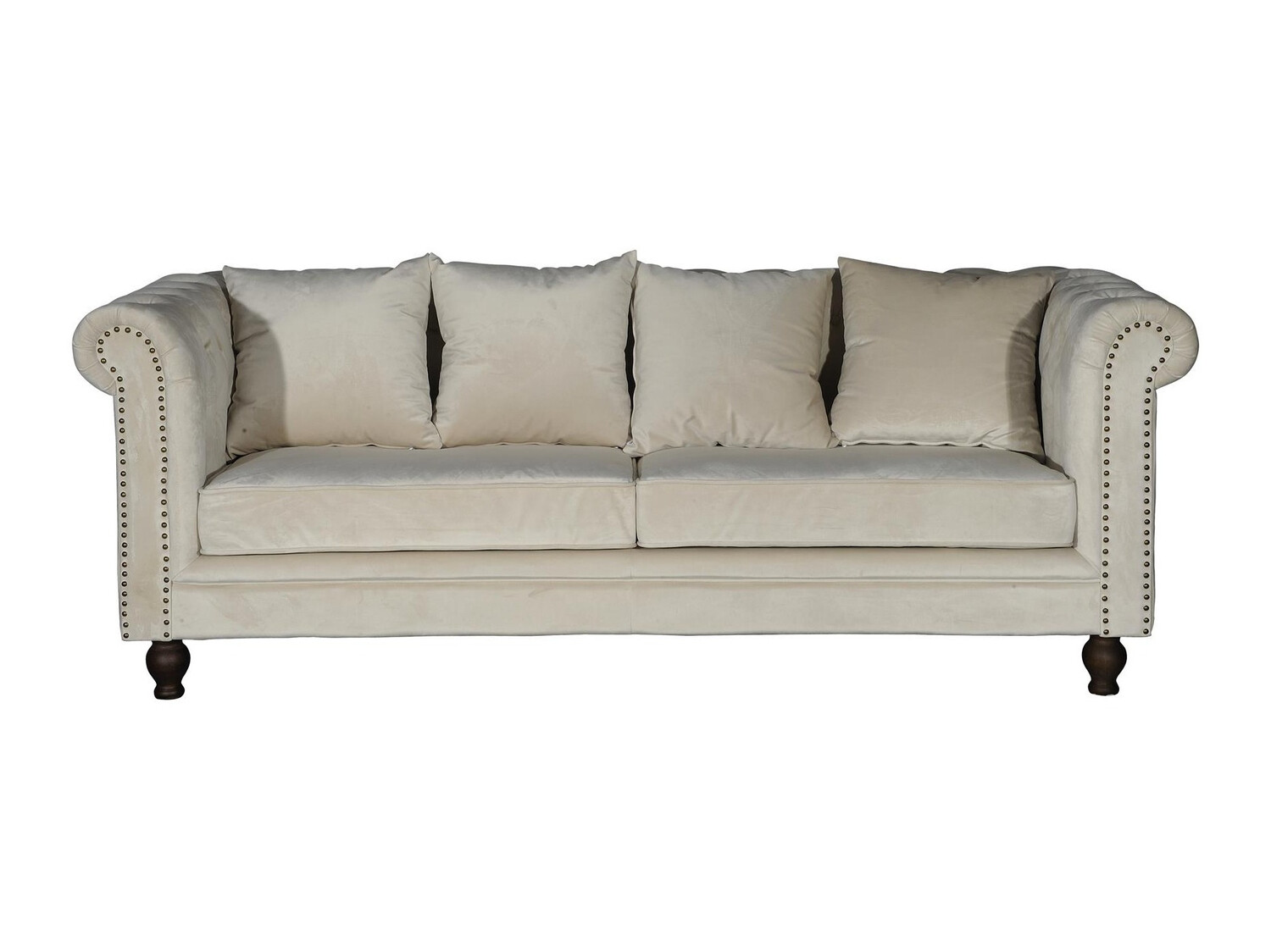 Canapea chesterfield Dallas 255 (Crem)