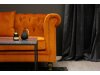 Canapea chesterfield Dallas 255 (Portocaliu)