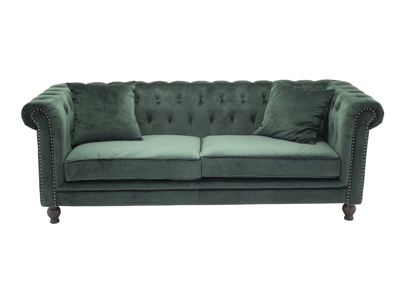 Canapea chesterfield Dallas 255 (Verde)