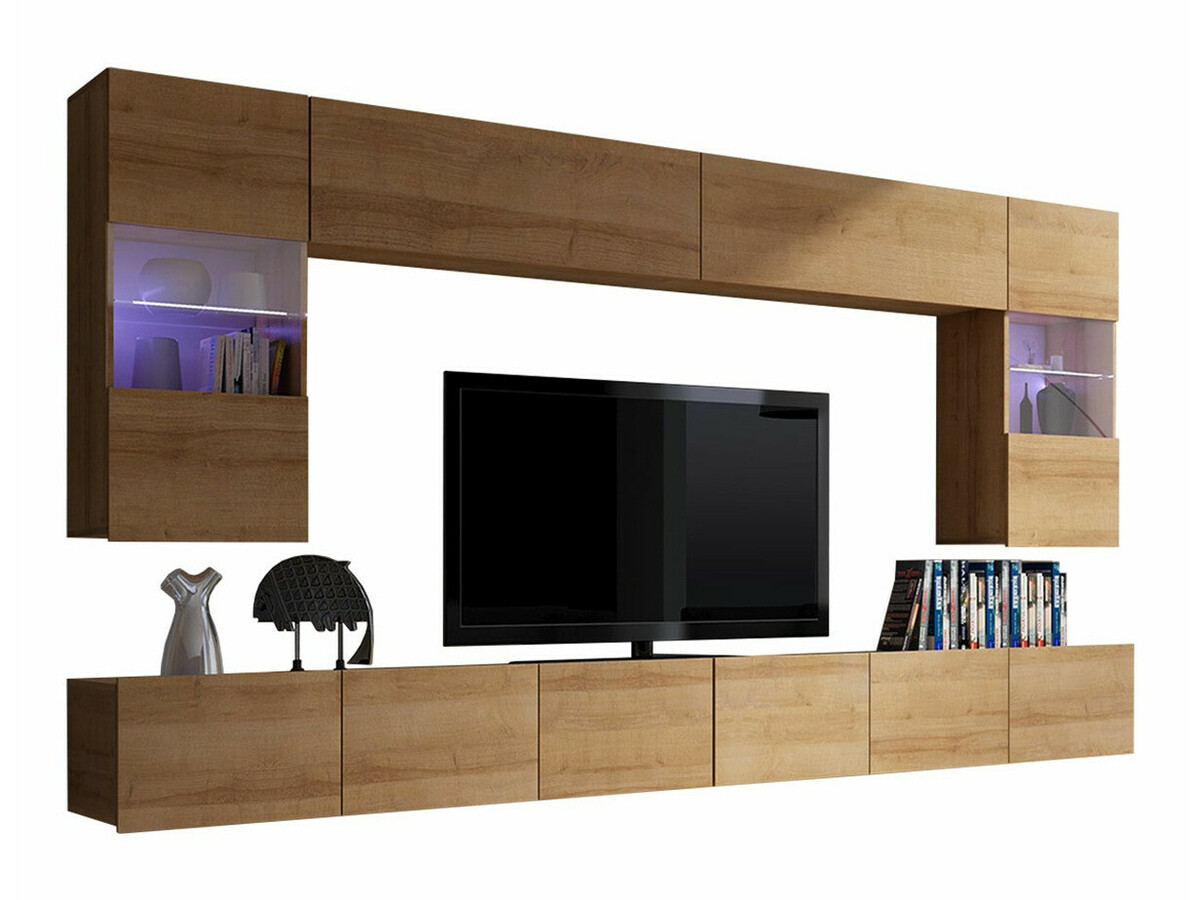 Set de living Remus I (Stejar auriu)