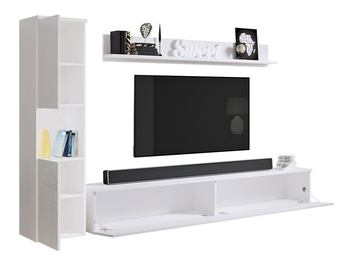 Set de living Sarasota 130 (Alb + Alb lucios)
