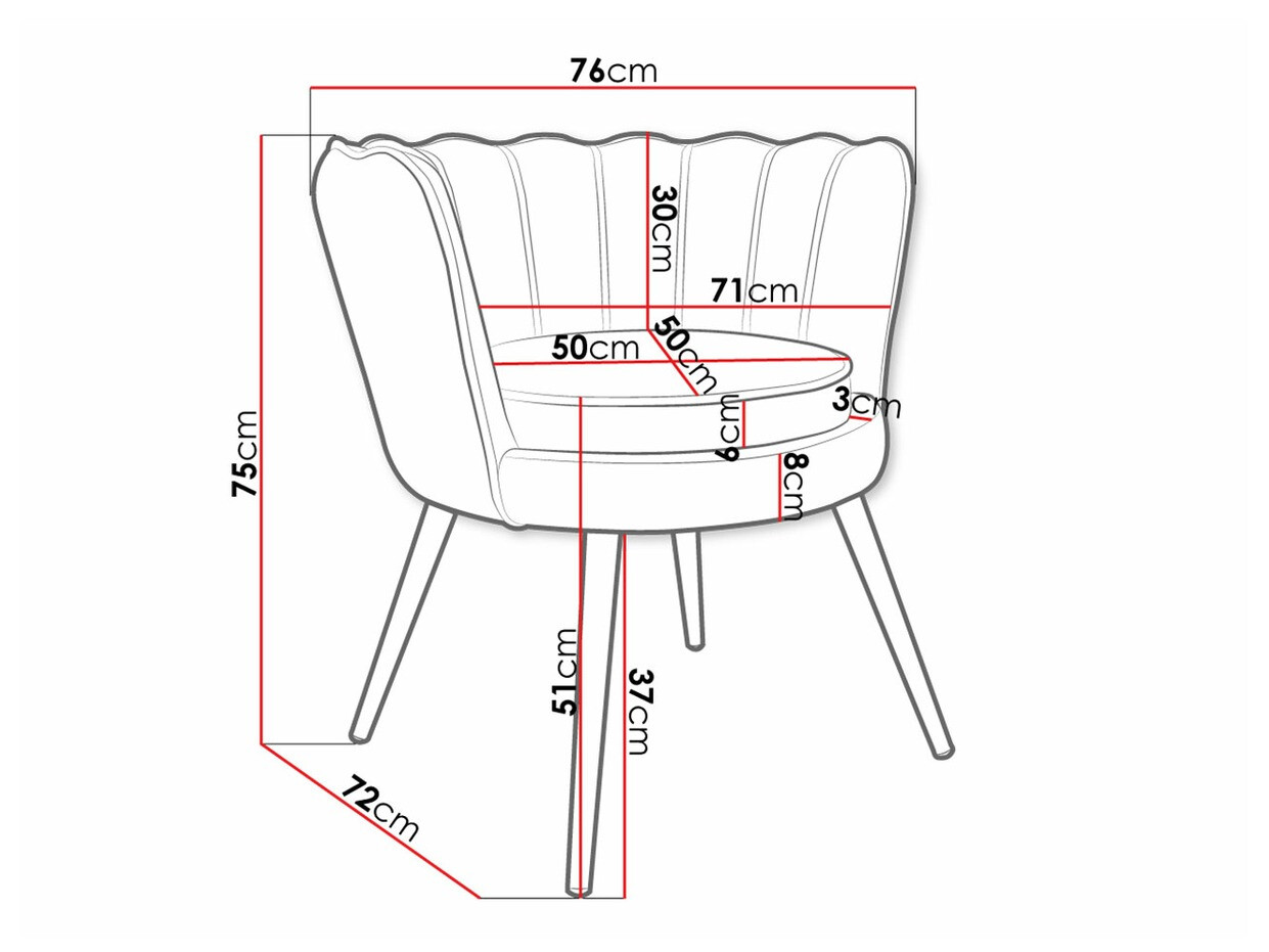Fotoliu Comfivo Univae (Gri + Auriu)