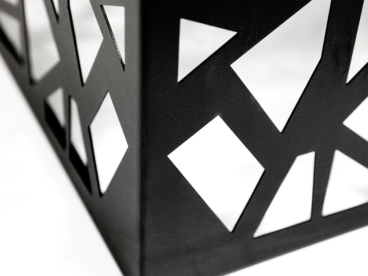 Măsuță de cafea Germantown 102 (Negru mat + Alb lucios)