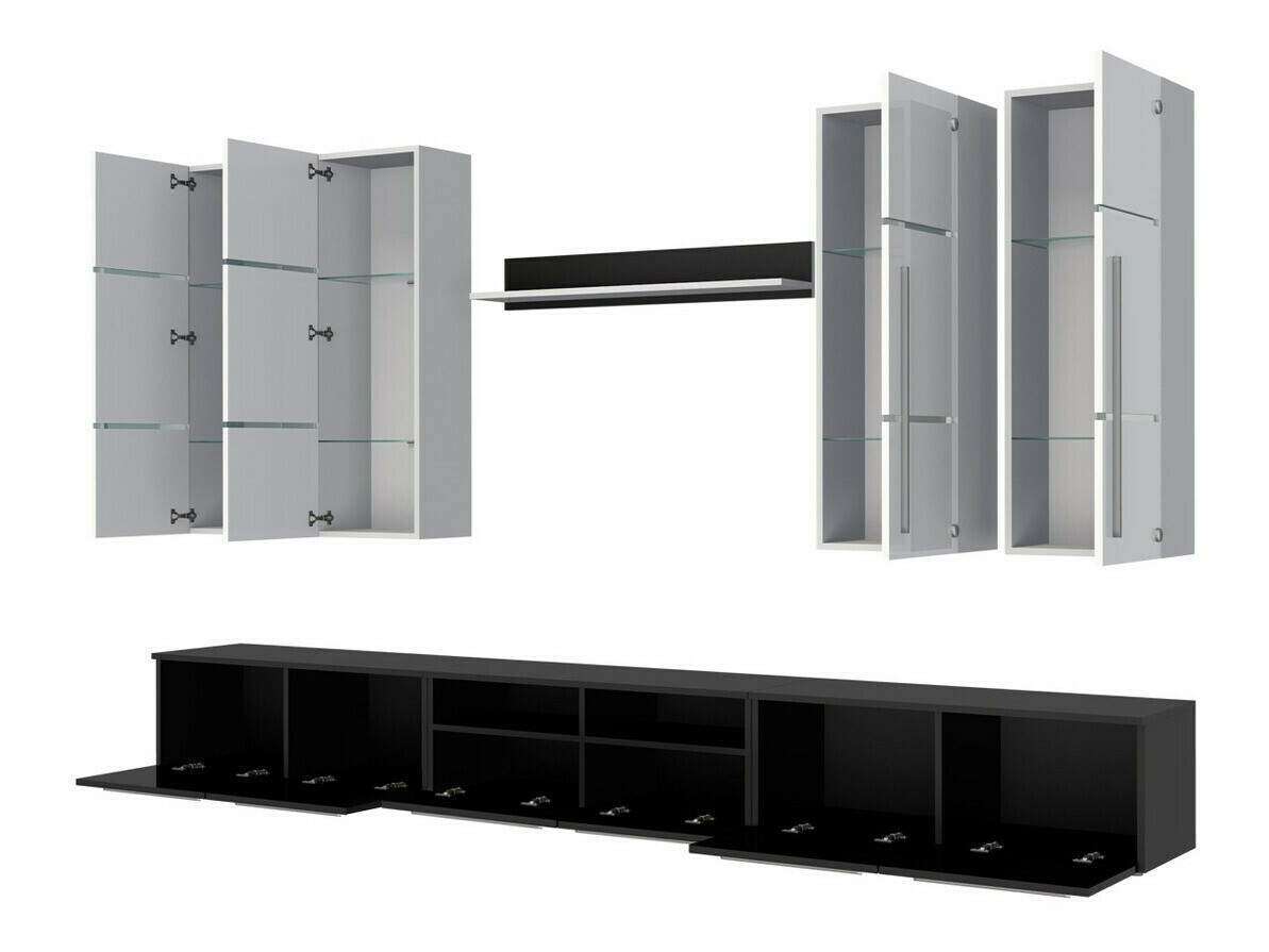 Set de living Flos (Negru + Negru lucios)