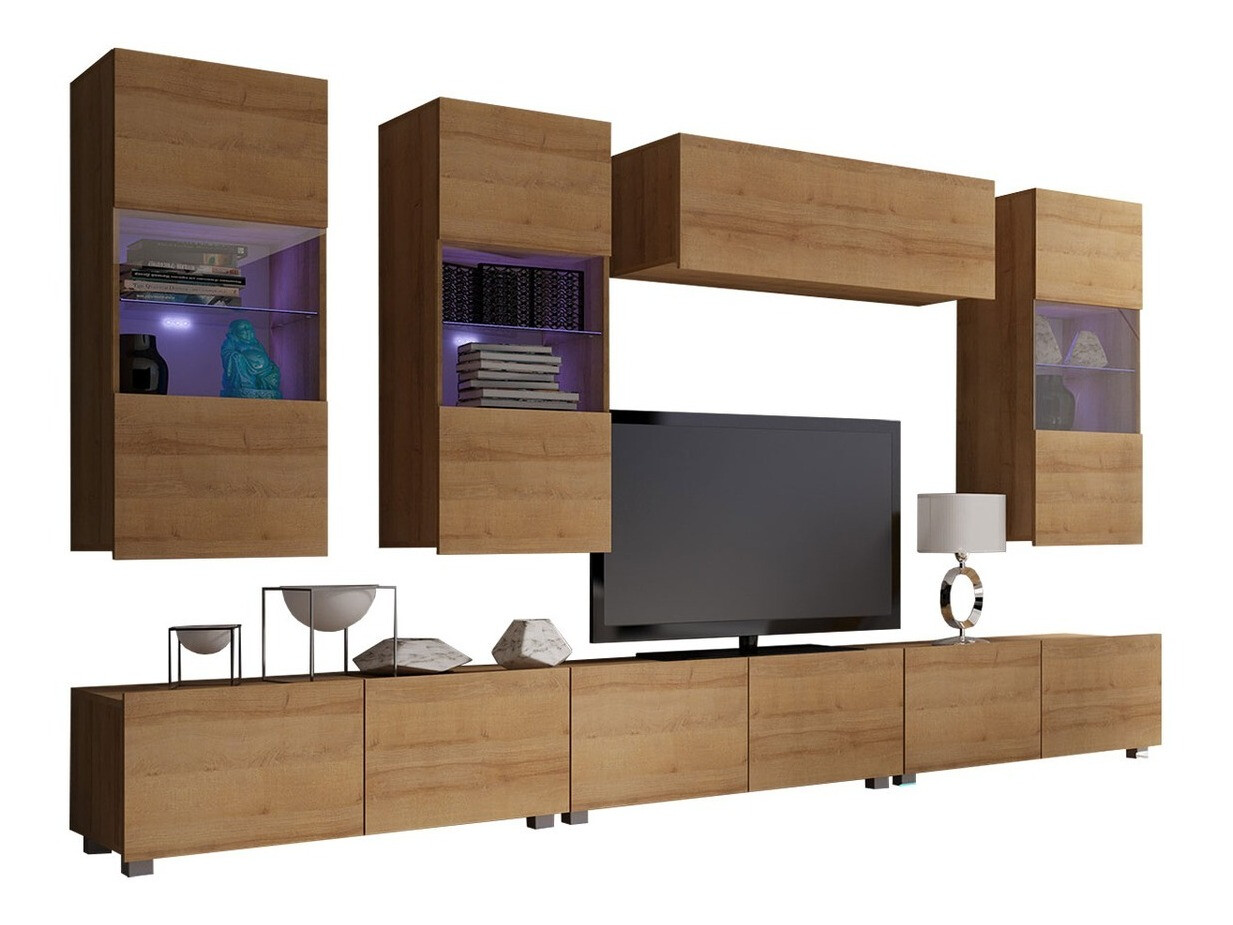 Set de living Remus XI (Stejar auriu)