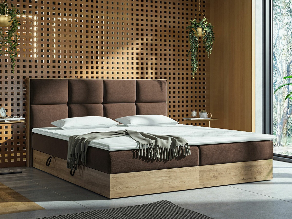 Pat continental ComfiDream 165 (Stejar auriu + Soro 28)
