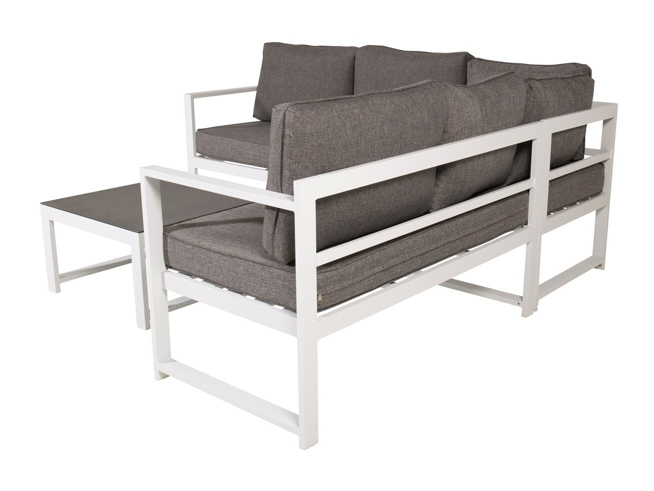 Set mobilier de exterior Dallas 773 (Alb + Gri)