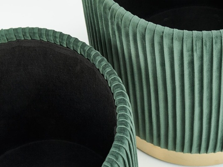 Set de tabureți Houston 1153 (Verde închis)