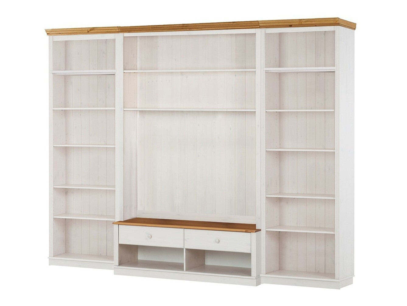 Set de living Saltoro 127 (Alb + Stejar Honey)