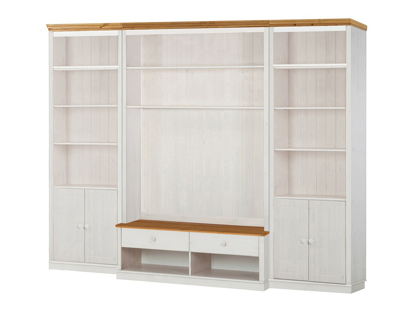Set de living Saltoro 141 (Alb + Pin)