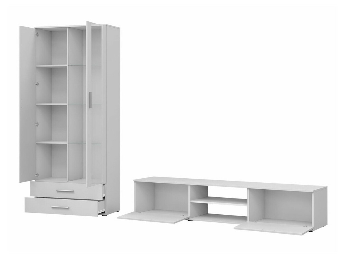 Set de living Tornola 115 (Alb + Alb lucios)
