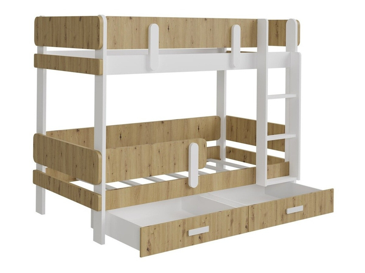 Pat supraetajat Henderson 143 (Alb + Gri)
