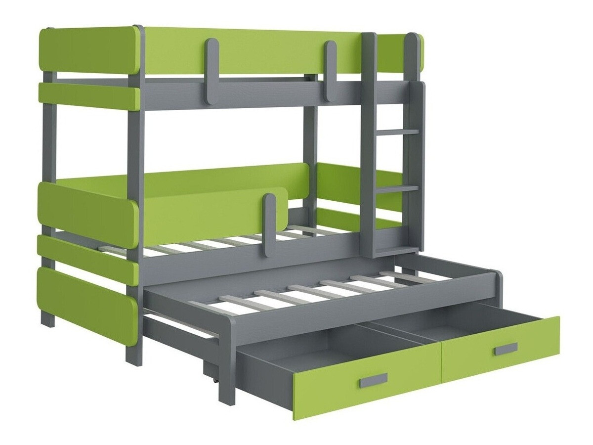 Pat supraetajat Henderson 145 (Alb + Stejar)