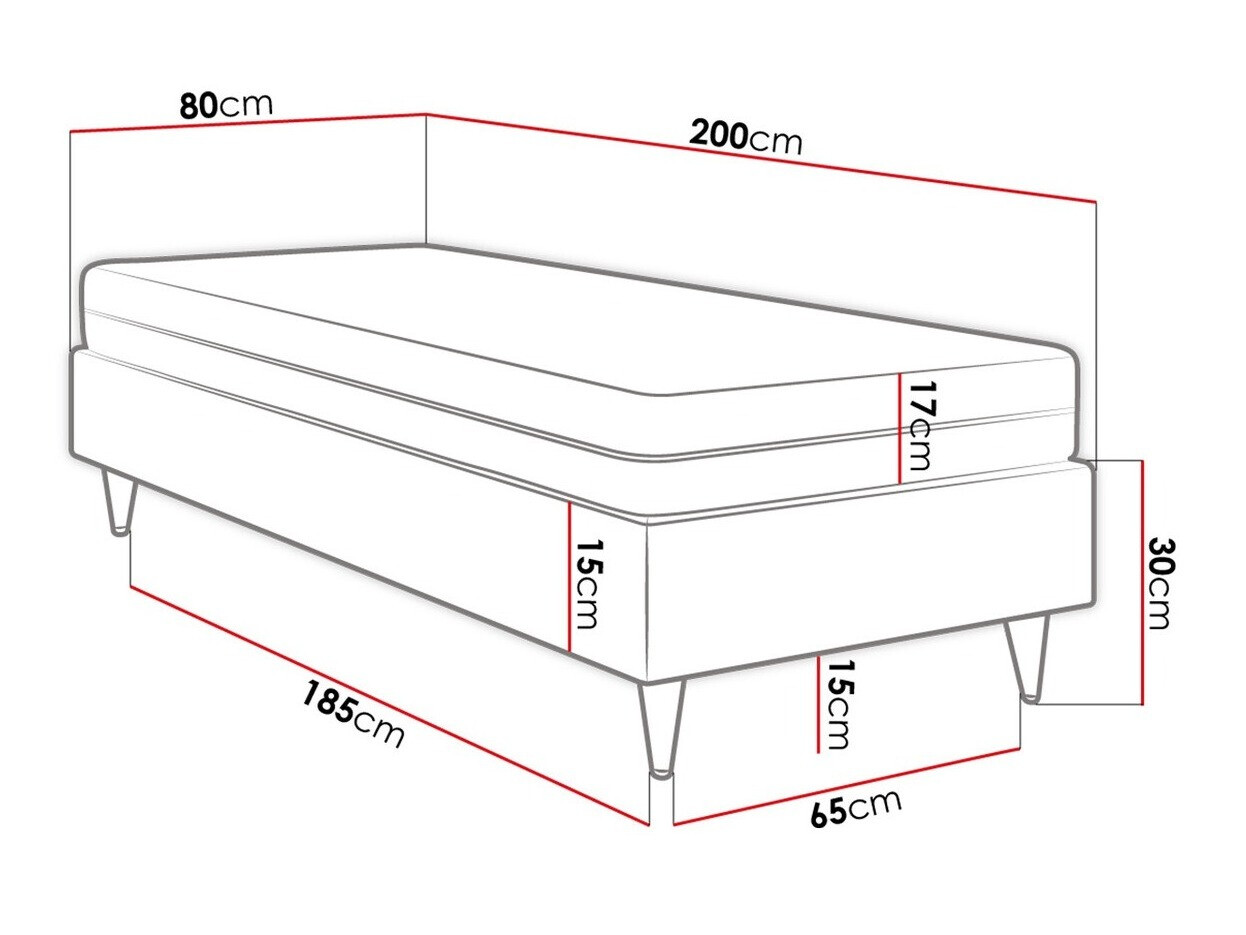 Pat boxspring Logan 108 (Manila 02)