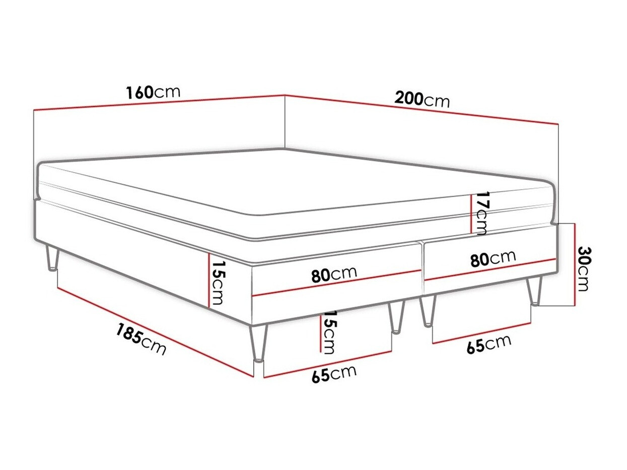 Pat boxspring Logan 109 (Manila 02)