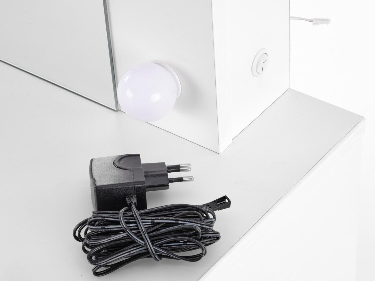 Măsuță de machiaj Houston Gaudium (Alb)