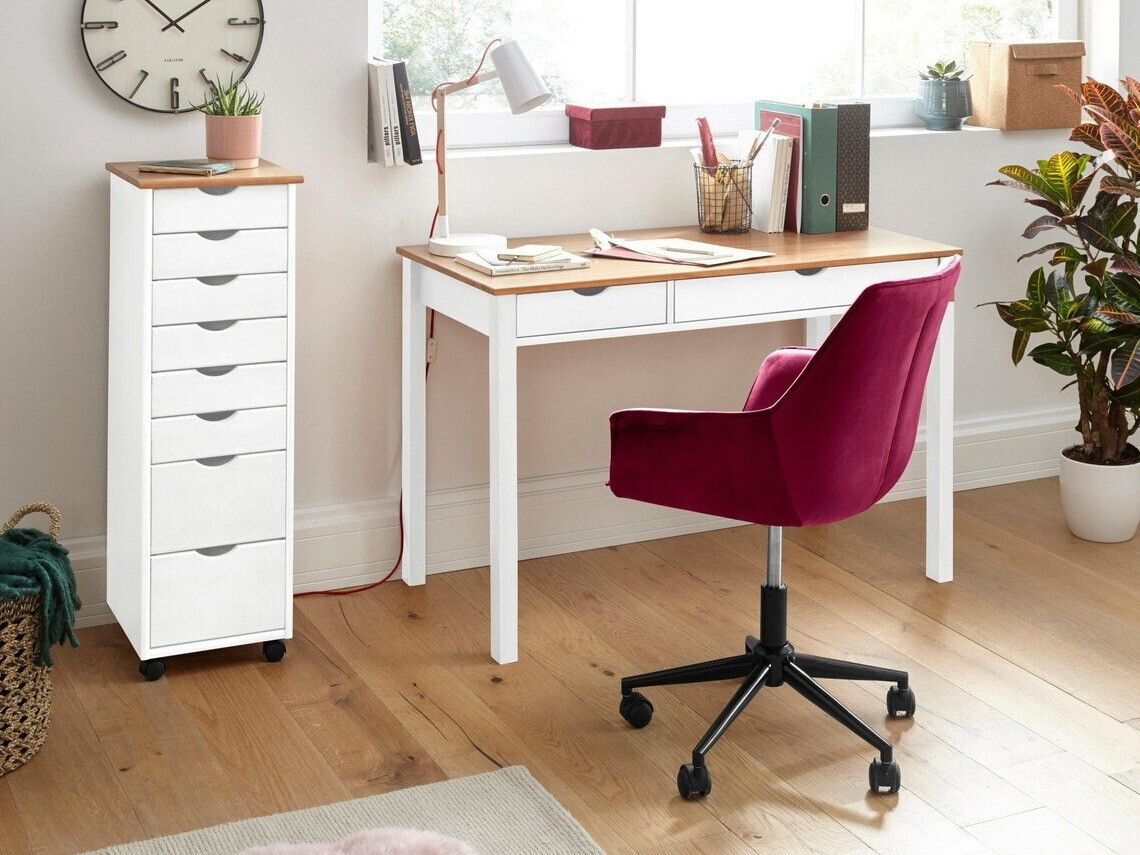 Birou Denton 133 (Alb + Maro deschis)