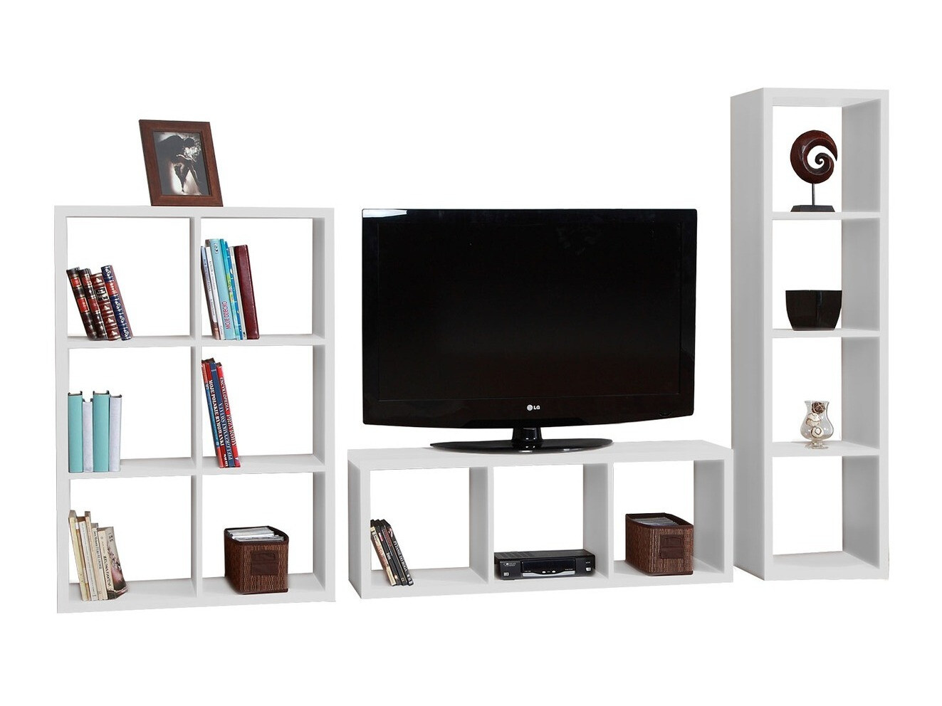 Set de living Levnova 106 (Alb)