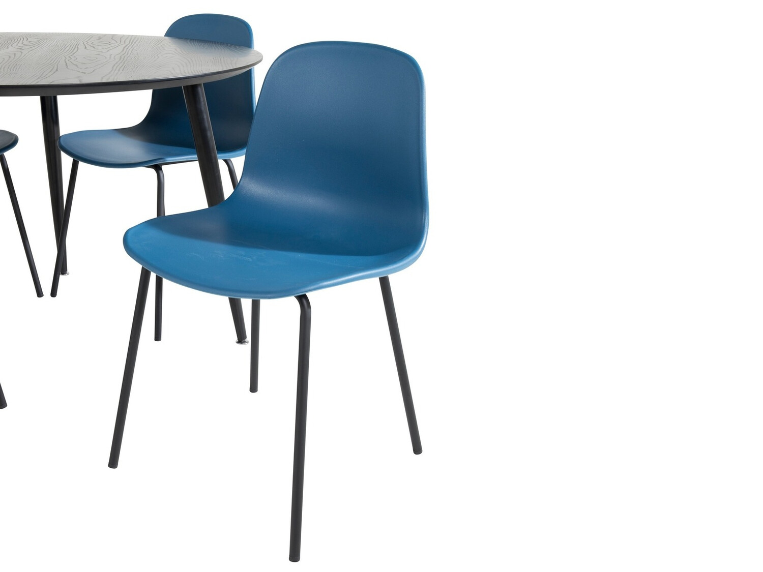 Set de dining Dallas 1622 (Albastru + Negru)
