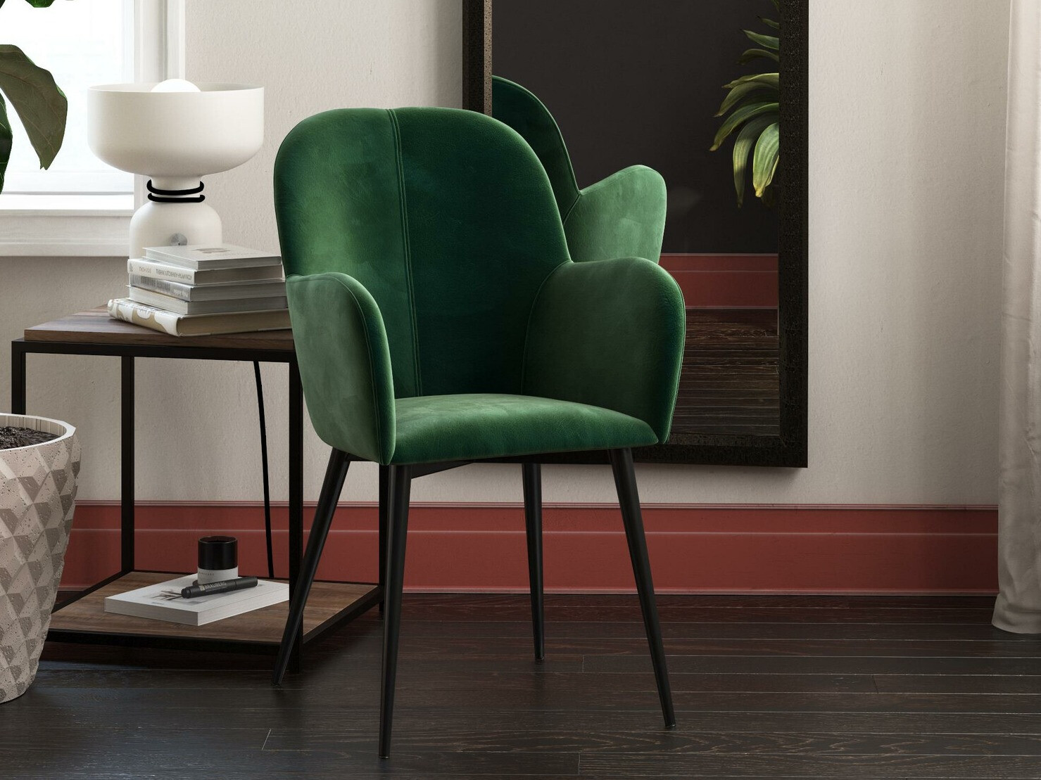 Scaun Tulsa 299 (Verde + Negru)