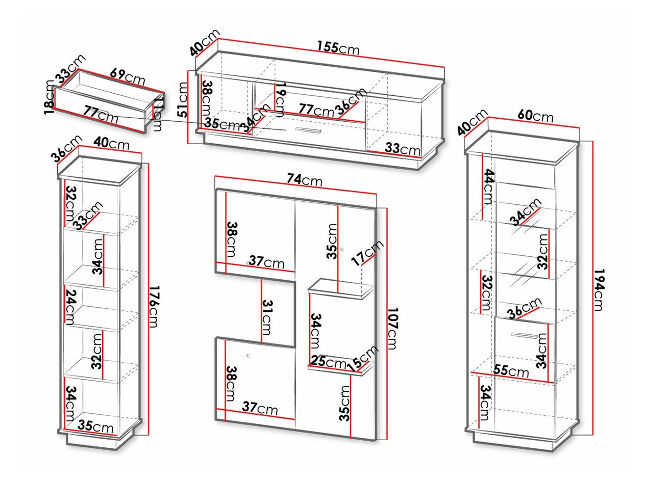 Set de living Tenodeu 115