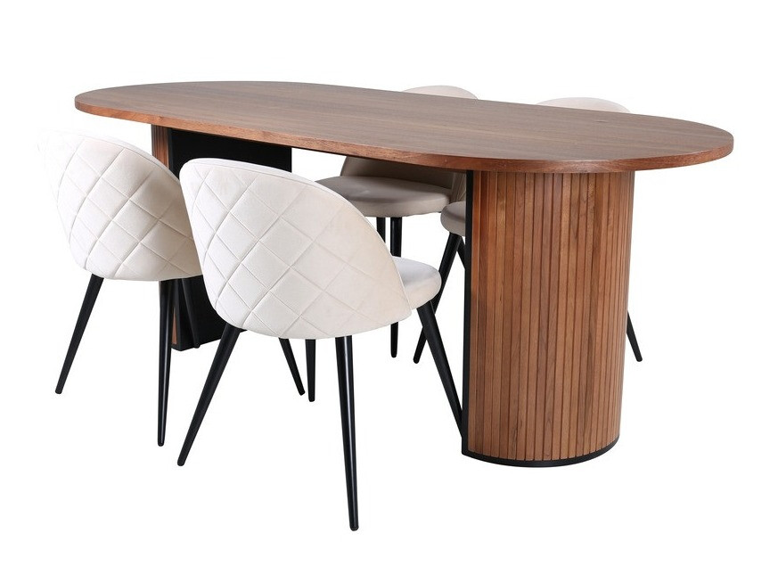Set de mese Dallas 2764 (Crem + Negru)