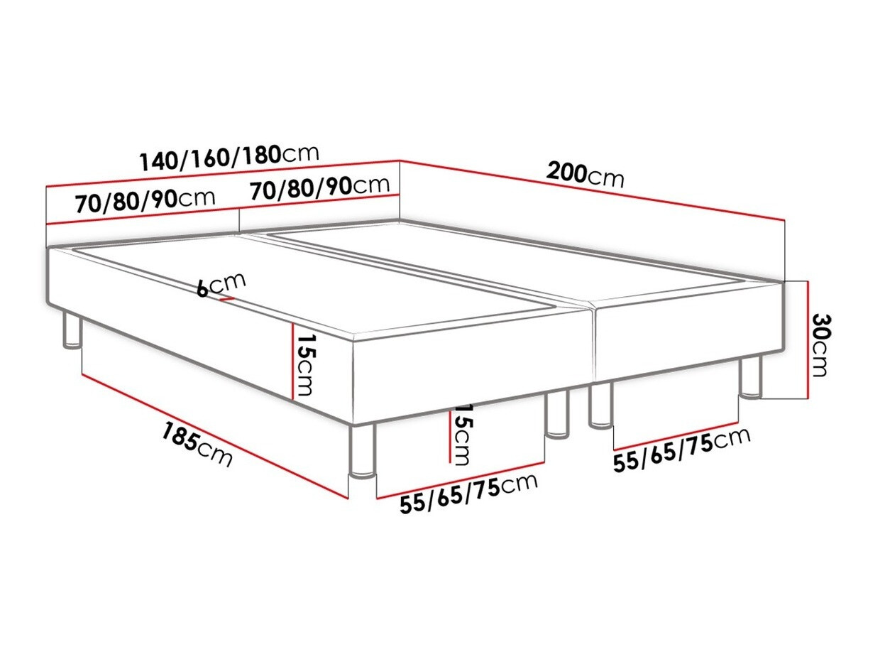Pat boxspring Logan 101 (Manila 09)