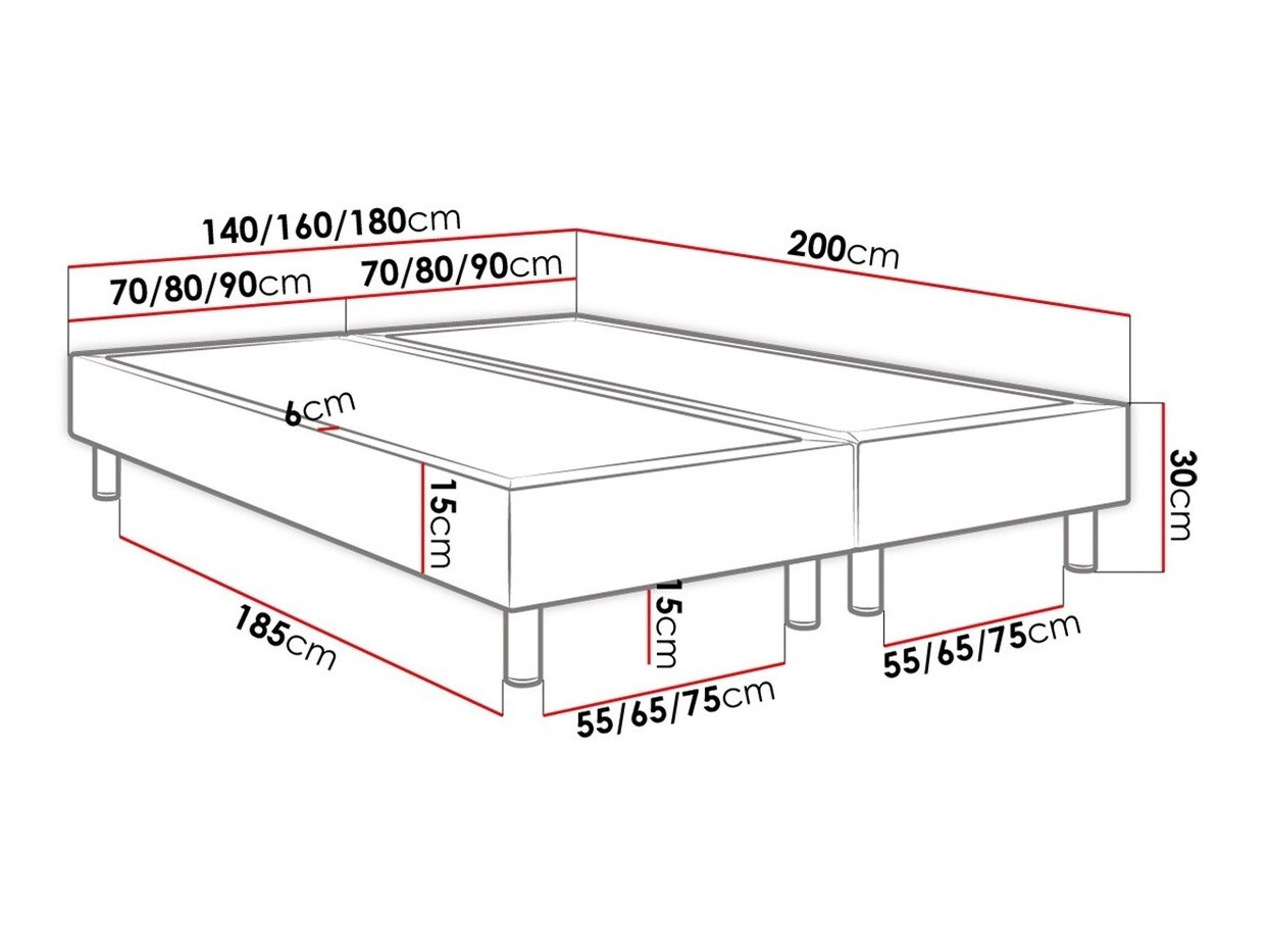 Pat boxspring Logan 101 (Manila 09)