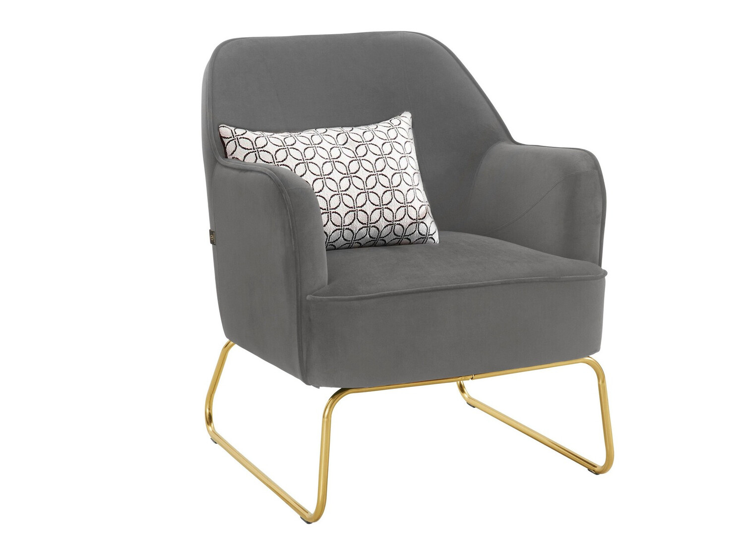 Fotoliu Denton 327 (Gri + Auriu)