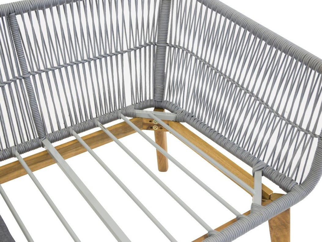 Set mobilier de exterior Dallas 661 (Gri + Salcâm)