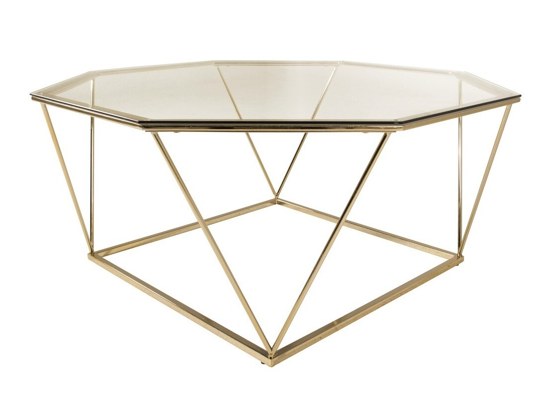 Măsuță de cafea Dallas 4211 (Auriu)