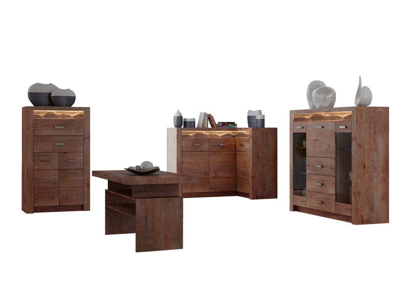 Set de living Serfeno 121 (Cenușă)